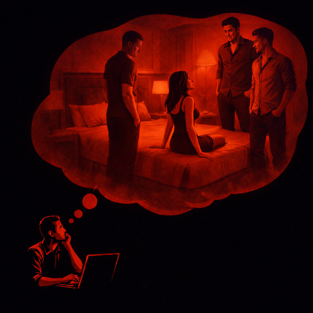 Żona i trzech mężczyzn