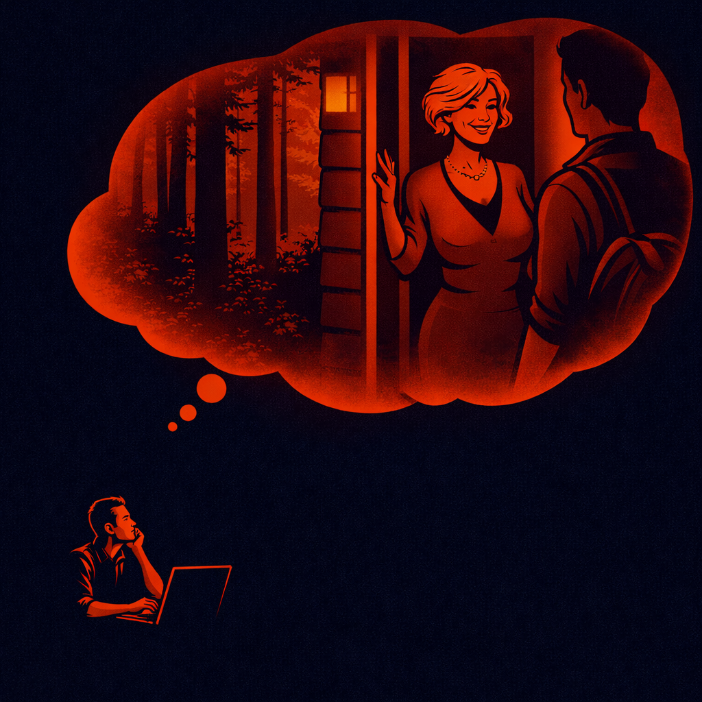 Ona 60+ i jej młodszy gość