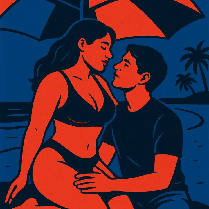 Na plaży. Byłam starsza. On nie pytał 