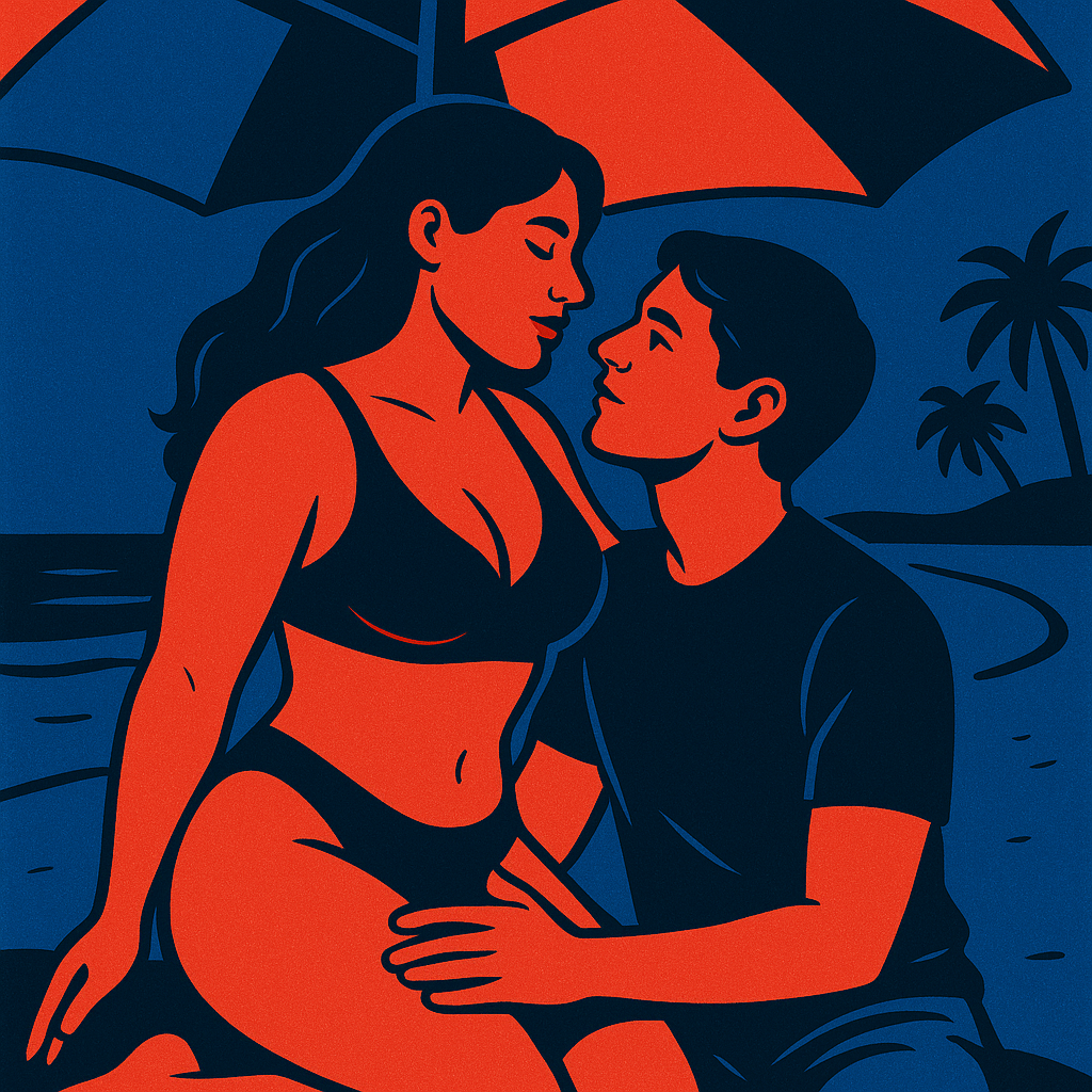 Na plaży. Byłam starsza. On nie pytał 